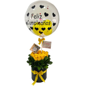 Rosas Amarillas Feliz Cumpleaños